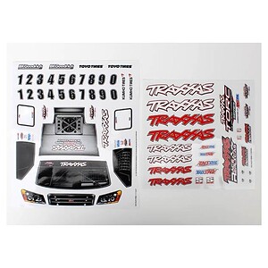 Traxxas Decal sheets 1/16 Slash 4WD TRA7013X