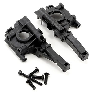Traxxas Bulkhead front (left and right halves)/ 3x10mm BCS (4)/ 2.5x23mm CS (1) TRA7030X
