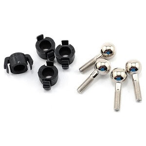 Traxxas Pivot balls (4)/ pivot ball caps (4) TRA7033