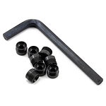 Traxxas Alum Pivot Ball Caps (Threaded Hard-Anodized PTFE-Coated) (8) TRA7033X