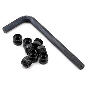 Traxxas Alum Pivot Ball Caps (Threaded Hard-Anodized PTFE-Coated) (8) TRA7033X