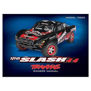 Traxxas Owners manual 1/16 Slash 4WD (model 7005) TRA7097