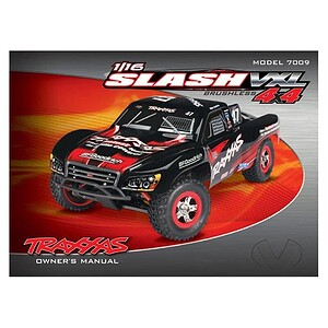 Traxxas Owners manual 1/16 Slash 4WD VXL (model 7009) TRA7098