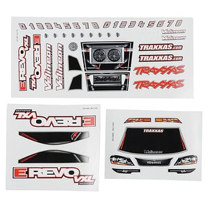 Traxxas Decal sheets 1/16 E-Revo VXL TRA7113