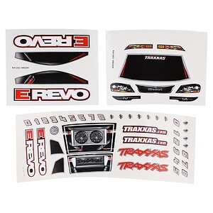 Traxxas Decal sheets 1/16 E-Revo TRA7114