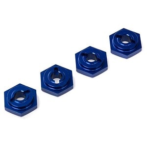 Traxxas Wheel hubs hex aluminum (4) (blue-anodized) TRA7154X