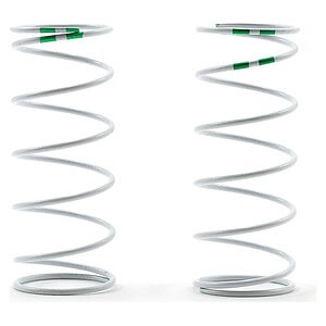 Traxxas Spring shock white (GTR long) (0.653 rate green) (1 pair) TRA7441