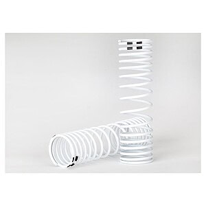 Traxxas Springs rear (white) (progressive rate) (2) TRA7457