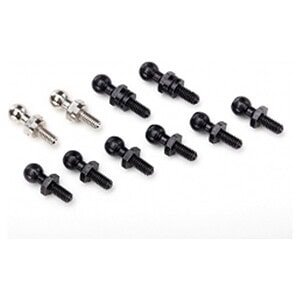 Traxxas Pivot balls black (6) silver (2) black (long) (2) TRA7540X