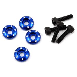 Traxxas Wheel nut washer machined aluminum blue / 3x12mm CS (4) TRA7668