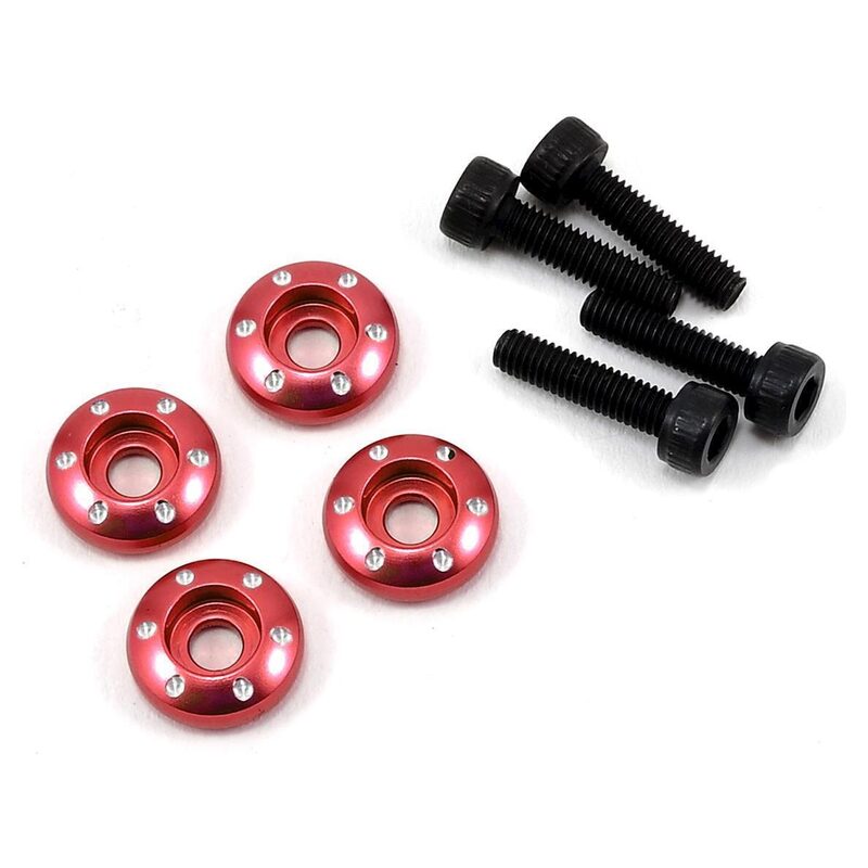 Traxxas Wheel nut washer machined aluminum red / 3x12mm CS (4) TRA7668R - tra7668r-jpg Traxxas Wheel nut washer machined aluminum red / 3x12mm CS (4) TRA7668R