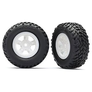 Traxxas Tires & Wheels Glued SS Black Chrome 1.9 Response (Front/Rear VXL) TRA7674X