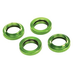 Traxxas Spring Retainer Adjuster (Green Alum GTX Shocks) (4) TRA7767G