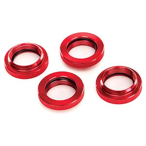 Traxxas Spring Retainer Adjuster (Red Alum GTX Shocks) (4) TRA7767R