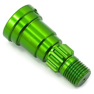 Traxxas Stub axle aluminum (green-anodized) (1) (for use only with #7750X driveshaft) TRA7768G