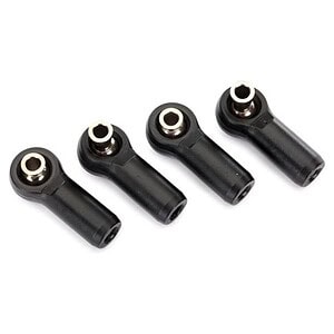 Traxxas Rod Ends (4) w/Steel Pivot Balls (Replacement for #7748/8542 Series) TRA7797
