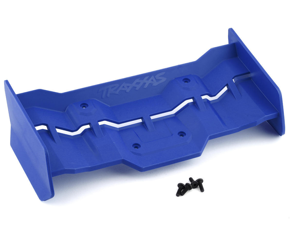 Traxxas Wing blue/ 4x12mm FCS (4) TRA7821X