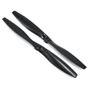 Traxxas Rotor blade set black (2) (with screws) TRA7926