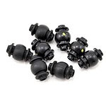 Traxxas Damper balls anti-vibration gimbal (4) (yellow dot)/ camera mount (4) TRA7972