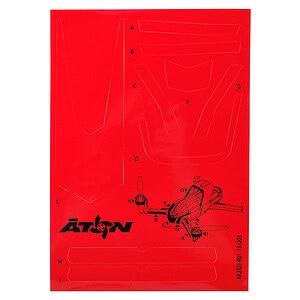 Traxxas Decals high visibility red TRA7980