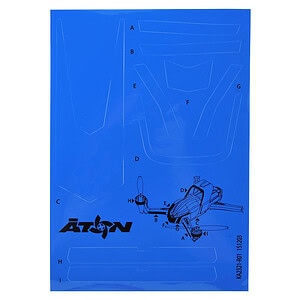 Traxxas Decals high visibility blue TRA7981