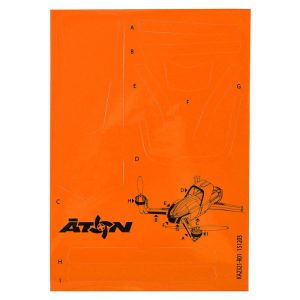 Traxxas Decals high visibility orange TRA7982