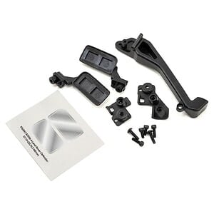 Traxxas Mirrors side (left and right)/ snorkel/ mounting hardware (fits #8011 body) TRA8020