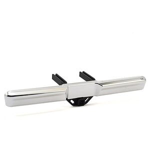 Traxxas Bumper rear (chrome)/ bumper mount/ 3x10 BCS (2) TRA8068