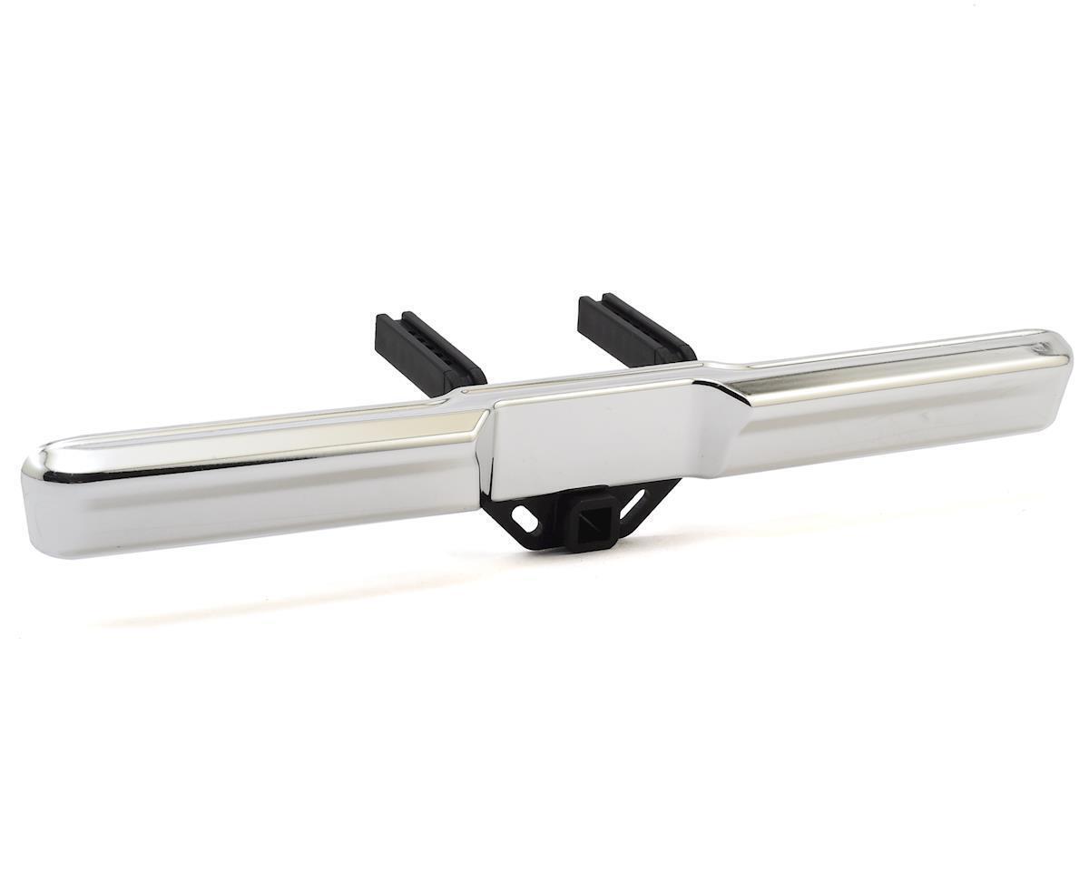 Traxxas Bumper rear (chrome)/ bumper mount/ 3x10 BCS (2) TRA8068