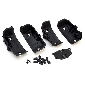 Traxxas Inner Fenders F/R w/Rock Light Covers & Battery Plate TRA8072