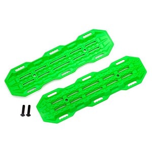 Traxxas Traction boards green/ mounting hardware TRA8121G