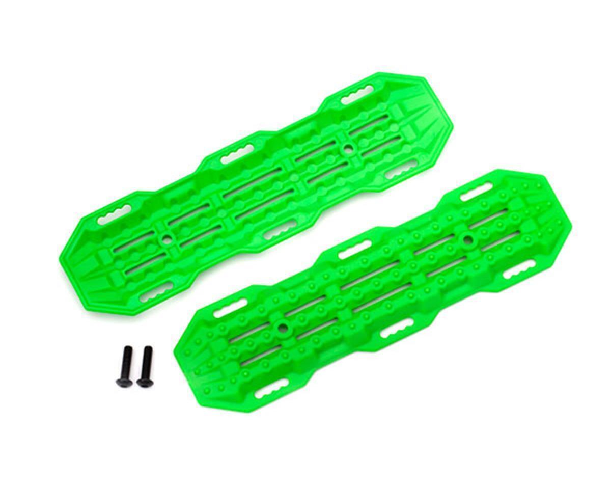 Traxxas Traction boards green/ mounting hardware TRA8121G