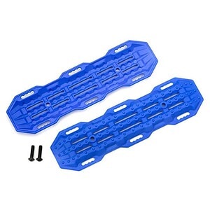 Traxxas Traction boards blue/ mounting hardware TRA8121X
