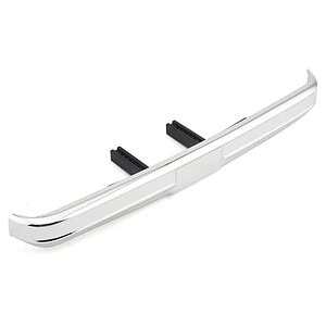 Traxxas Bumper front (chrome)/ bumper mount/ 3x10 BCS (2) TRA8137