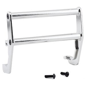 Traxxas Push bar bumper chrome (assembled) (fits #8137 bumper) TRA8138