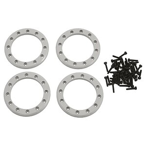 Traxxas Beadlock rings satin (1.9) (aluminum) (4)/ 2x10 CS (48) TRA8169