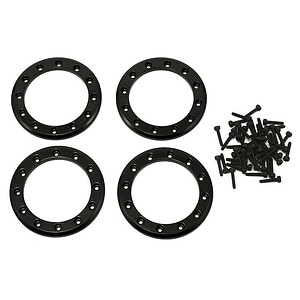 Traxxas Beadlock rings black (1.9) (aluminum) (4)/ 2x10 CS (48) TRA8169T
