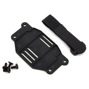 Traxxas Battery plate/ battery strap/ 3x8 flathead screws (4) (requires #8072 inner fenders) TRA8223