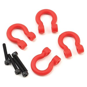 Traxxas Bumper D-rings red (front or rear)/ 2.0x12 CS (4) TRA8234R