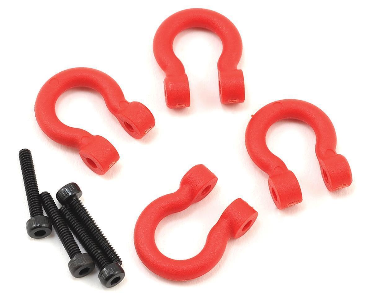 Traxxas Bumper D-rings red (front or rear)/ 2.0x12 CS (4) TRA8234R