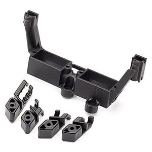 Traxxas Servo mount 2-speed/ servo mount T-Lock/ wire clips TRA8240X