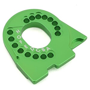 Traxxas Motor mount plate 6061-T6 aluminum (green-anodized) TRA8290G