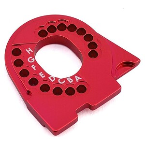 Traxxas Motor mount plate 6061-T6 aluminum (red-anodized) TRA8290R