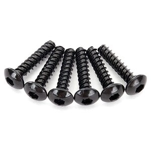 Traxxas Screws 2.6x12mm button-head self-tapping (hex drive) (6) TRA8299