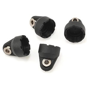 Traxxas Shock caps (black) (4) (assembled with hollow balls) TRA8361