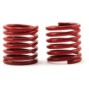 Traxxas Spring shock (red) (4.4 rate black stripe) (2) TRA8364