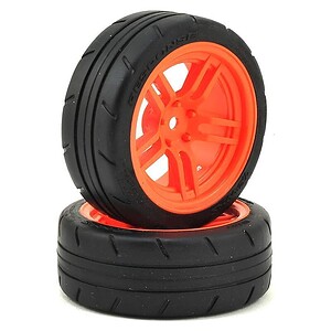 Traxxas Tires & Wheels Glued Split-Spoke Satin-Finish Talon (Fits Maxx/Revo) TRA8373A