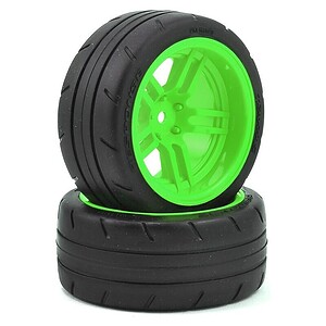 Traxxas Tires & Wheels Glued SS Orange 1.9 Response (Extra Wide Rear VXL) TRA8374G