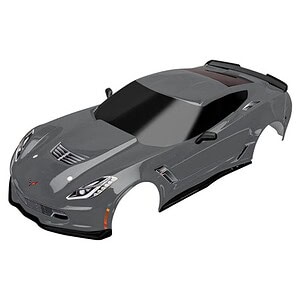Traxxas Chevrolet Corvette Z06 Graphite (Painted Decals Applied) Body Pre-Painted