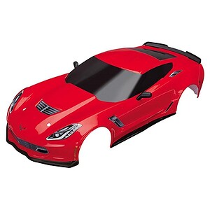 Traxxas Chevrolet Corvette Z06 Red (Painted Decals Applied) Body Pre-Painted